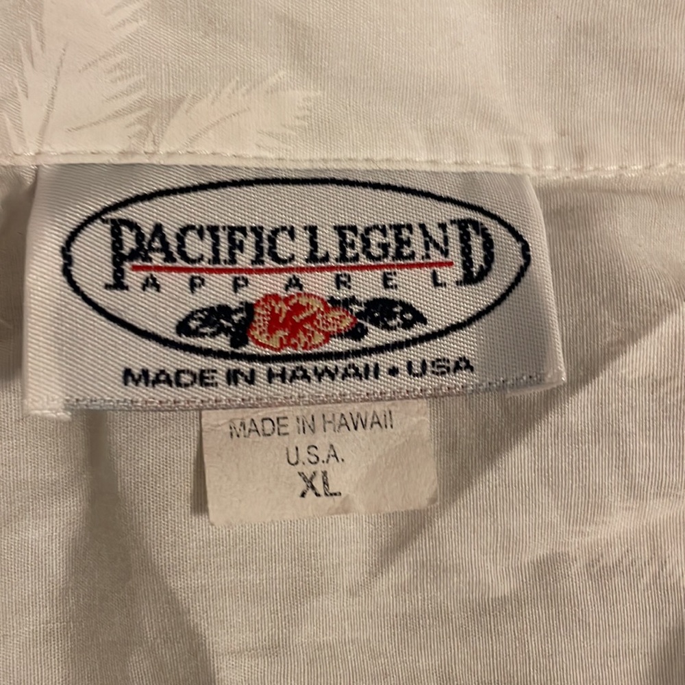 Pacific Legend Hawaiian Shirt Womens Short Sleeve Floral Made In Hawaii - Picture 6 of 7